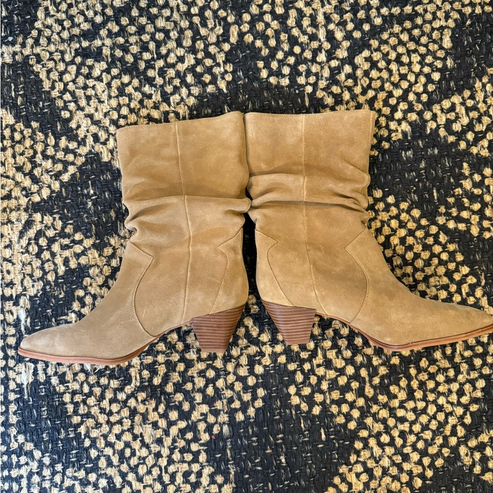Vince Camuto Tan Heeled Boots